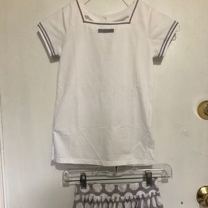 Shirt and skirt from Paris